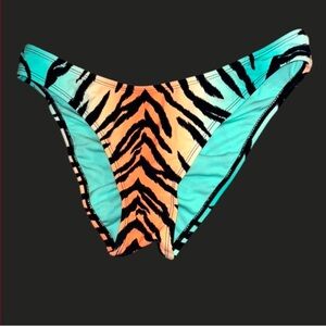 Size Large‎ Sugar Beach Bikini Swim Bottoms Tiger Animal Print